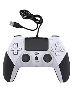 كوجار دوال شوك يد تحكم سلكية للـ بلاي ستيشن 4 - بلاي ستيشن 5 موديل - أبيض t29
