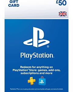 بلاي ستيشن ستور 50 جنية  بريطاني