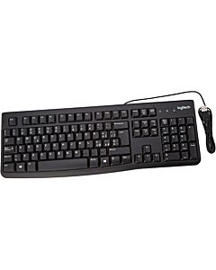 Logitech K120 Comfortable Quiet Typing Keyboard Black