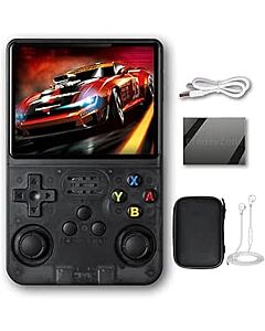 R36S Handheld Game Console Black 
