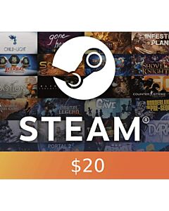 Steam Gift Card $20 US Activation Code