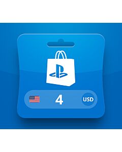 PlayStation Network Card USD 4 Gift Card US