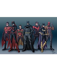 Bat Family - Portrait