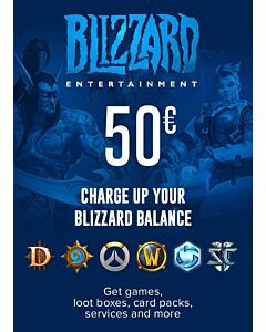 Blizzard Battle.net Gift Card 50 EUR - EUROPE
