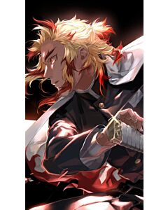 Demon Slayer Kyojuro Rengoku - Portrait