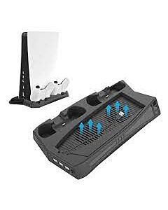 Charger Stand With Cooling Fan For PS5 DE/UHD Console