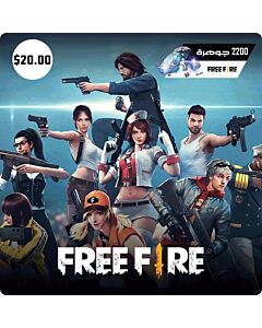 Free Fire 2200 + 220 Diamond