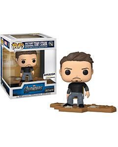 Funko - Deluxe: Marvel Avengers Tony Stark Victory Shawarma POP!