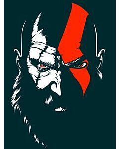 God Of War Kratos - Portrait