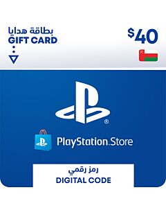 كارت بلاي ستيشن عمان 40 دولار