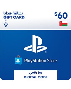 كارت بلاي ستيشن عمان 60 دولار
