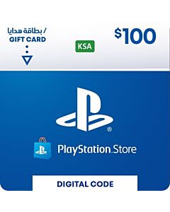 كارت بلاي ستيشن سعودى 100 ريال