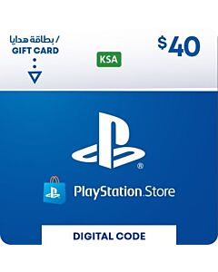 كارت بلاي ستيشن سعودى 40 ريال