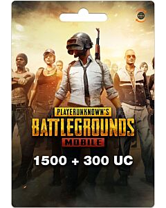 PUBG Mobile 1500 + 300 UC