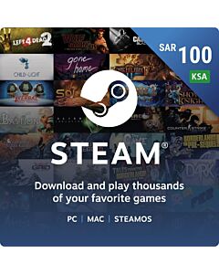 Steam Wallet Card KSA 100 SAR