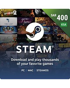 Steam Wallet Card KSA 400 SAR