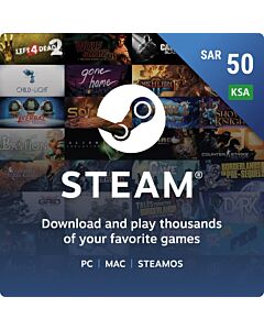 Steam Wallet Card KSA 50 SAR