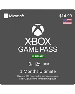 Xbox 1 Month Game Pass Ultimate US