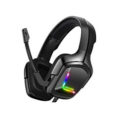 Onikuma K20 RGB Gaming Headset - 7.1 Surround Sound Mic - Black