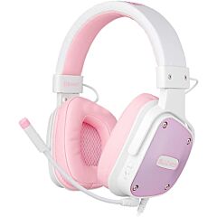 SADES Gaming Headphones D-Power SA-722 (Pink)