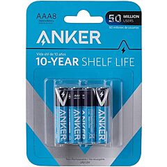 Anker AA Alkaline Batteries, 8 Pieces - 1.5 Volt