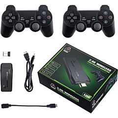 Retro Game Console, 4K HDMI Output Video Game Console, Built in 10000+ Classic Games, with 2 Ergonomic Controllers, Plug and Play Game Console