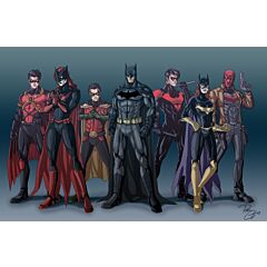 Bat Family - Portrait