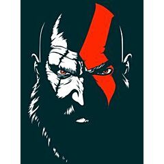 God Of War Kratos - Portrait