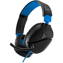 Turtle Beach Recon 70P Multi-Gaming On-Ear Headset - Black - Blue, Wired