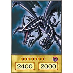 Yugi Oh Red Eyes Black Dragon Card - Portrait