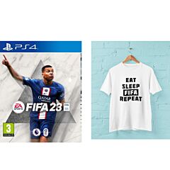FIFA 23 PS4 + White FIFA T-Shirt Gift