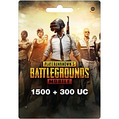 PUBG Mobile 1500 + 300 UC