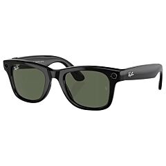 RAY-BAN | META WAYFARER Matte Black Frame Graphite Lenses Polar Gradient Graphite