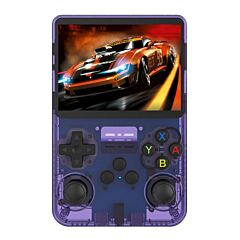 R36S Retro Handheld Video Game Console Purple