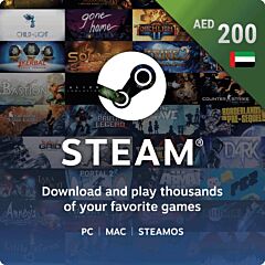 Steam Wallet Card UAE 200 AED