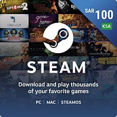Steam Wallet Card KSA 100 SAR