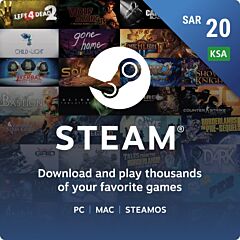 Steam Wallet Card KSA 20 SAR