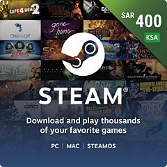 Steam Wallet Card KSA 400 SAR