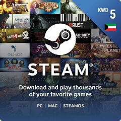 Steam Wallet Card 10 KWD