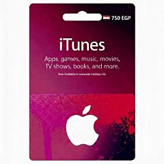 بطاقة هدايا آبل آيتونز - 750 جنيه مصري (مصر)