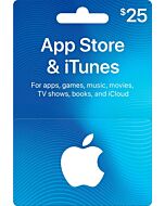 ابل- 25$ اب ستور و ايتونز
