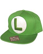 Luigi Logo Snapback Cap (Green)
