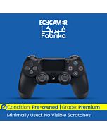 يد تحكم سوني بلايستيشن DualShock 4 – باللون الأسود – (فابريكا)